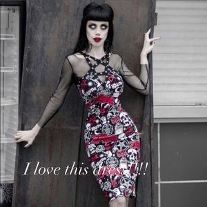 Demonoid Midi Dress💀Rob Zombie/Killstar Co